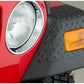 Bushwacker 97-06 Jeep Wrangler Trail Armor Front Corners - Black