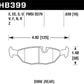 Hawk 84-4/91 BMW 325 (E30)Blue 9012 Rear Race Pads (NOT FOR STREET USE)