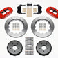 Wilwood Narrow Superlite 6R Front Hat Kit 14.00in Red 2004-2006 Pontiac GTO
