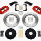Wilwood Narrow Superlite 6R Front Hat Kit 14.00in Red 65-82 Corvette C2/C3