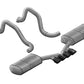 Corsa 97-04 Chevrolet Corvette C5 Z06 5.7L V8 Black Sport Axle-Back Exhaust