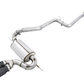 AWE Tuning Ford Focus ST Touring Edition Cat-back Exhaust - Resonated - Diamond Black Tips