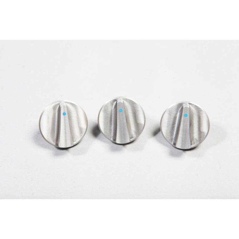  Alum Climate Control Knob Set Blue