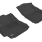 3D MAXpider 2012-2014 Toyota Camry/Camry Hybrid Kagu 1st Row Floormat - Black