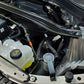 J&L 2020-2022 Ford Explorer 2.3L EcoBoost Driver Side Oil Separator 3.0 - Clear Anodized