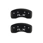 MGP 4 Caliper Covers Engraved Front Acura Engraved Rear ILX Red finish silver ch