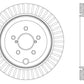 StopTech Drilled Sport Brake Rotor