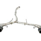 aFe Takeda 3in SS Exhaust Cat-Back 09-14 Nissan GTR V6 3.8L Carbon Fiber Tips