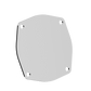 QTP 5in Bolt-On QTEC 4 Bolt Cover Plate
