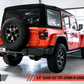 AWE Tuning 2018+ Jeep Wrangler JL/JLU Tread Edition Axle-Back Dual Exhaust - Diamond Black Tips