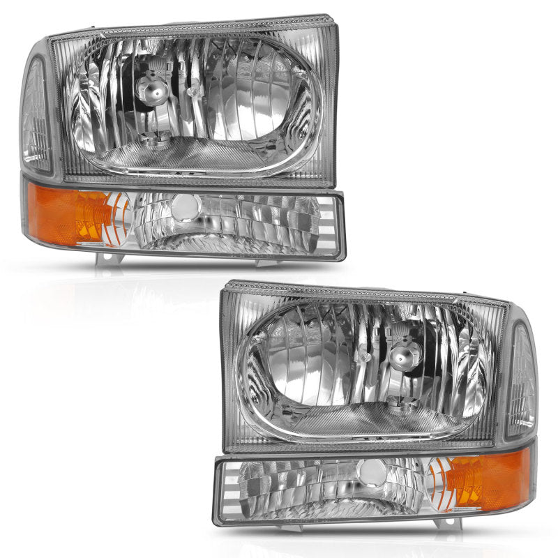 ANZO 2000-2004 Ford Excursion Crystal Headlight