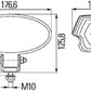Hella Work Lamp Na 0Gr Md1224 Dt Ov90 1Gb