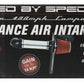 Spectre 10-11 Chevy Camaro V6-3.6L F/I Air Intake Kit - Clear Anodized w/Red Filter