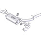 Borla 03-09 Mazda RX-8 1.3L Single Round Rolled Angle-Cut Cat-Back Exhaust