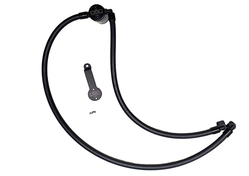 J&amp;L 20-23 Jeep Wrangler 2.0L Driver Side Oil Separator 3.0 - Black Anodized