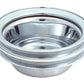 Spectre SB Chevy (w/Long Water Pump) Double Lower Groove Crankshaft Pulley - Chrome