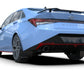 Rally Armor 2022 Hyundai Elantra N & N Line Black UR Mud Flap w/ Light Blue Logo