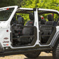 Rugged Ridge Fortis Front Tube Doors with Mirrors 18-20 Jeep Wrangler JL/JT