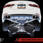 AWE Tuning Audi B9 S5 Sportback Track Edition Exhaust - Non-Resonated (Silver 102mm Tips)