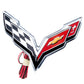 Oracle Corvette C7 Rear Illuminated Emblem - Blue