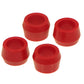 Prothane Universal Shock Bushings - Small Hourglass - 3/4 ID - Red