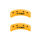 MGP 4 Caliper Covers Engraved Front & Rear Vtech Yellow Finish Black Char 2001 Acura TL