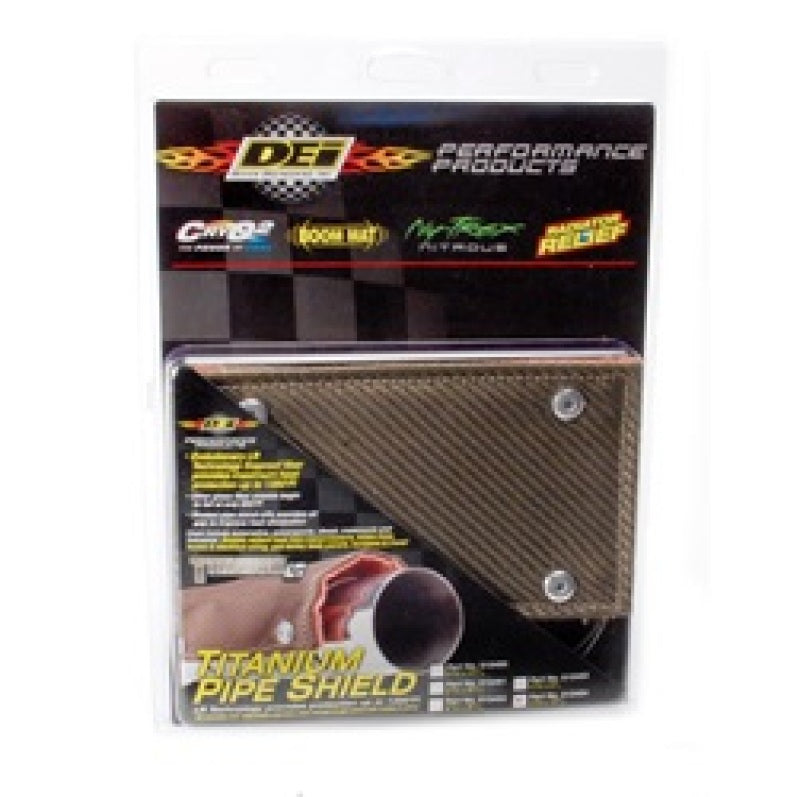 DEI Pipe Shield 4in w x 1ft - w/Stainless Steel Clamps - Titanium