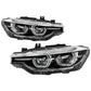 Spyder BMW F30 3 Series 4Dr LED Projector Headlights Chrome PRO-JH-BF3012H-4D-LED-C