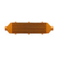 Mishimoto Universal Gold Z Line Intercooler  Overall Size: 28x8x3 Core Size: 21x6x2.5 Inlet / Outlet