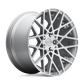 Rotiform R110 BLQ Wheel 18x8.5 5x112 45 Offset - Gloss Silver Machined