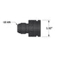 Fleece Performance Universal Billet Aluminum Adapter Fitting -10AN Male to 1.325in O-Ring Bore