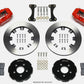 Wilwood Forged Dynalite Front Hat Kit 12.19in Red 00-04 PT Cruiser/03-04 SRT/4