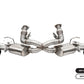 Corsa 2020 Corvette C8 3in Valved Cat-Back 4.5in Blk Quad Tips - Fits Factory Perf Exhaust w/ AFM