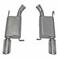 Gibson 11-14 Ford Mustang GT 5.0L 2.5in Axle-Back Dual Exhaust - Stainless