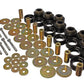 Energy Suspension Body Mount Set Inc. Hardware - Black