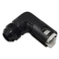 Vibrant 90 Degree Aluminum AN to Female Quick Connect -6AN - 0.375in Hose Size