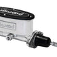 Wilwood High Volume Tandem M/C - 7/8in Bore Ball Burnished-W/Pushrod - Early Mustang