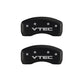 MGP 4 Caliper Covers Engraved Front & Rear Vtech Red finish silver ch