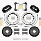 Wilwood Narrow Superlite 6R Front Hat Kit 12.88in Drilled 2014-2015 Mini Cooper w/Lines
