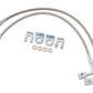 Zone Offroad 07-18 Jeep Wrangler JK Rear 4-6in Stainless Barake Lines
