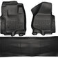 Husky Liners 2012.5 Ford SD Crew Cab WeatherBeater Combo Black Floor Liners (w/o Manual Trans Case)