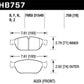 Hawk Audi 2013 A5 Quattro / 12-16 A6 Quattro/A7 Quattro/A8 Quattro PC Front Brake Pads