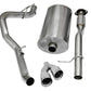 Corsa 09-13 Chevrolet Suburban 1500 5.3L V8 Polished Sport Cat-Back Exhaust