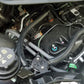 J&L 15-22 Ford Transit 150/250/350 3.5L EcoBoost Passenger Side Oil Separator 3.0 - Black Anodiz
