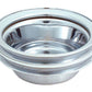 Spectre SB Chevy (w/Long Water Pump) Double Lower Groove Crankshaft Pulley - Chrome