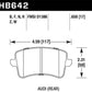 Hawk 09-10 Audi A4/A4 Quattro/A5 Quattro/Q5/S5 / 10 S4 HPS Street Rear Brake Pads