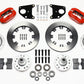 Wilwood Forged Dynalite Front Kit 12.19in Red 62-72 CDP B & E Body-Drum