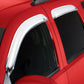 AVS 07-16 GMC Acadia Ventvisor Outside Mount Front & Rear Window Deflectors 4pc - Chrome
