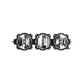 KC HiLiTES Universal 50in. Pro6 Gravity LED 8-Light 160w Combo Beam Radius Light Bar