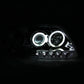 ANZO 1997.5-2003 Ford F-150 Projector Headlights w/ Halo Chrome 1pc
